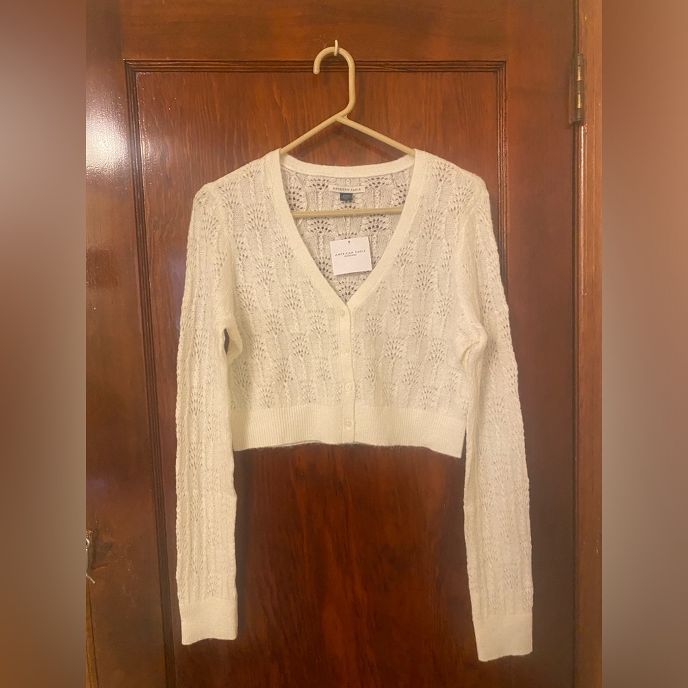 American Eagle Outfitters Girls Sweater Medium White NWT